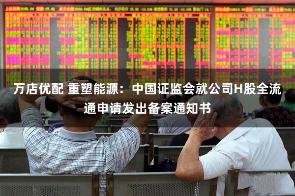 万店优配 重塑能源：中国证监会就公司H股全流通申请发出备案通知书